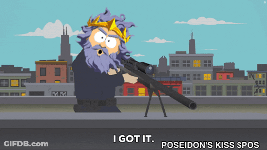Poseidon's Kiss Sniper I Got It GIF