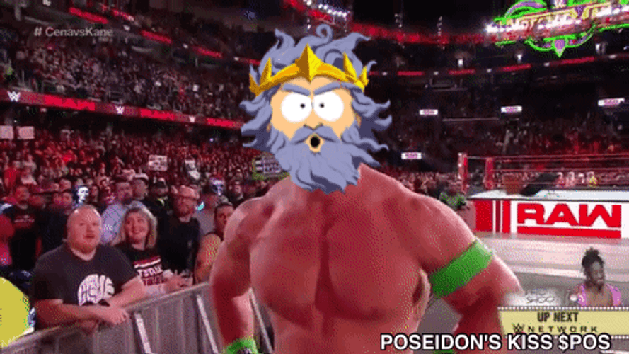 Poseidon's Kiss Throat Slit Gesture GIF