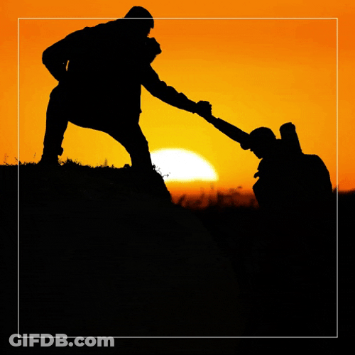 Positive Outlook Best Day Ever Mountain Climb GIF