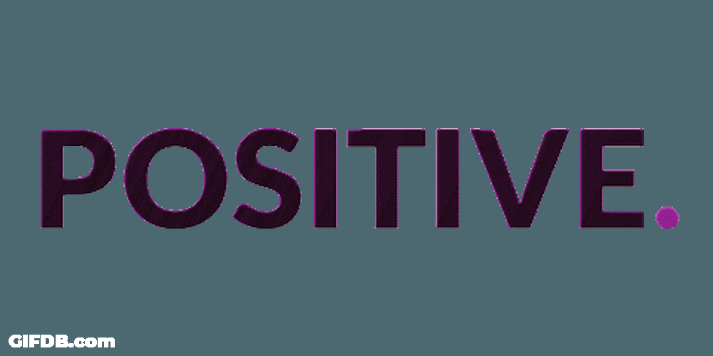 Positive Plain Animated Text GIF