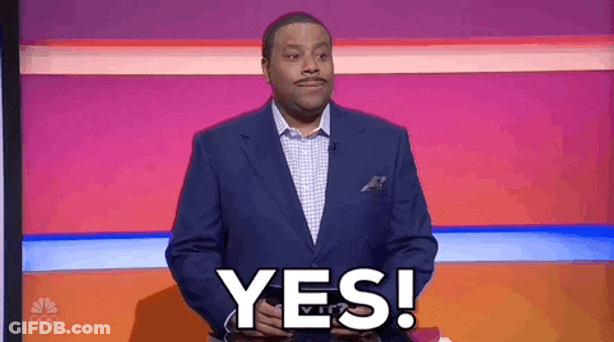 Positive Response Kenan Thompson SNL GIF