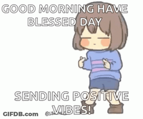 Positive Vibes Girl Hearts GIF