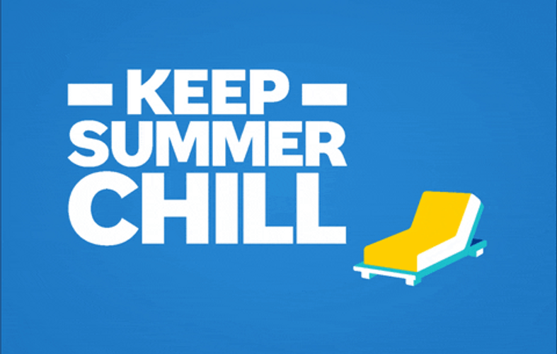Positive Vibes Keep Summer Chill GIF