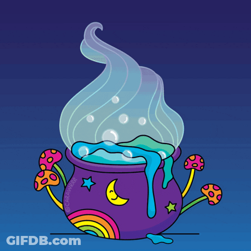 Positive Vibes Magic Pot GIF