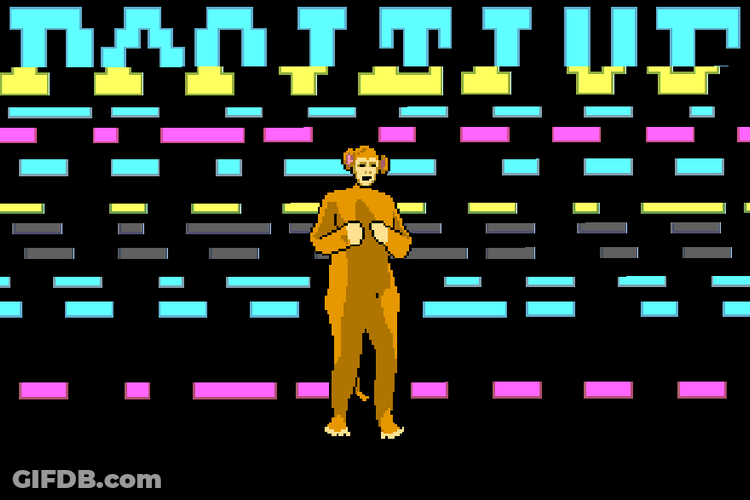 Positive Vibes Monkey Dance GIF