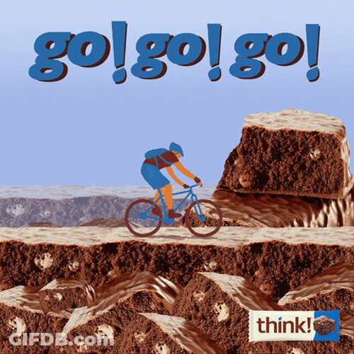 Positive Vibes Mountain Biking Go GIF
