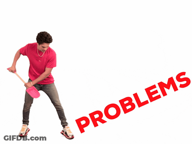 Positive Vibes Shovel Out Negative GIF