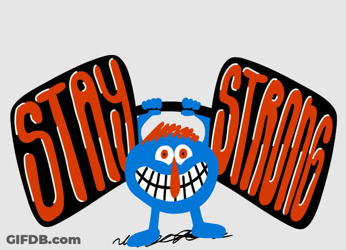 Positive Vibes Stay Strong GIF