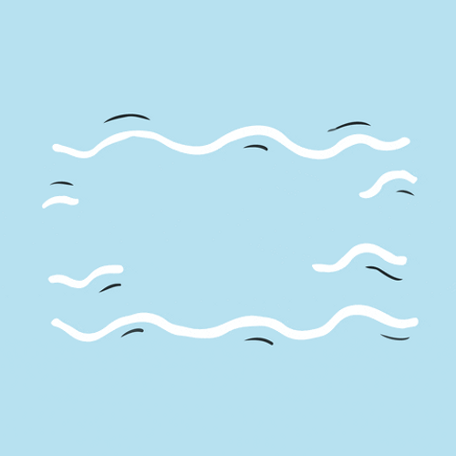 Positive Vibes Waves GIF
