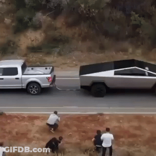 Possible Truck Crash Outcome GIF