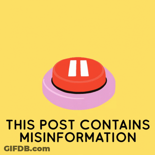 Post Contains Misnformation Fake News GIF