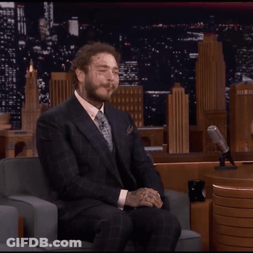 Post Malone Dance Cute Face GIF