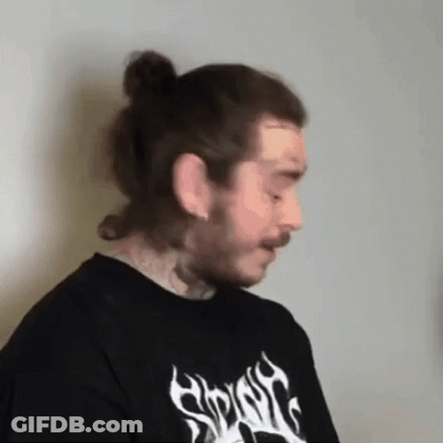 Post Malone Funny Smile GIF