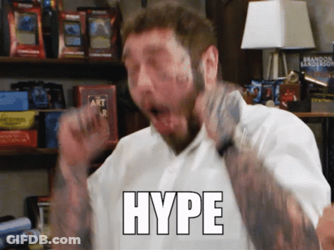 Post Malone Hype Reaction GIF