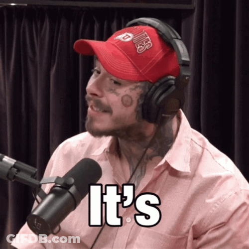 Post Malone Its Getting Pretty Weird Here GIF