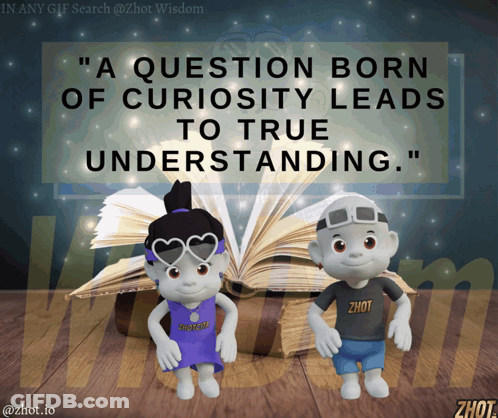 Poster A Question Born Of Curiosity Leads To True Understanding GIF