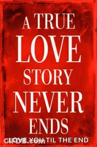 Poster A True Love Story Never Ends GIF