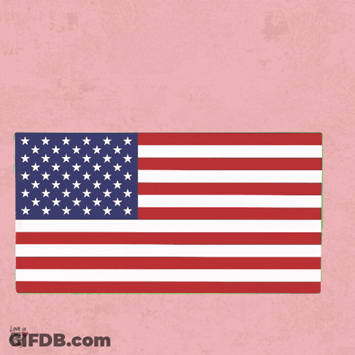 Poster Celebrating 250 Years With American Flag And Heart GIF