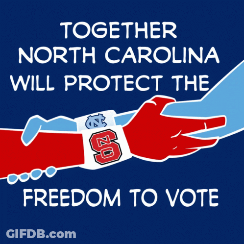 Poster Encouraging Vote For North Carolina GIF