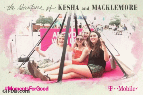 Poster For Adventures Of Kesha And Macklemore By T-Mobile GIF
