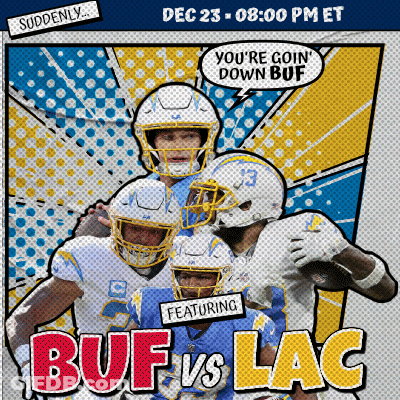 Poster For Buf Vs Lac Football Game GIF