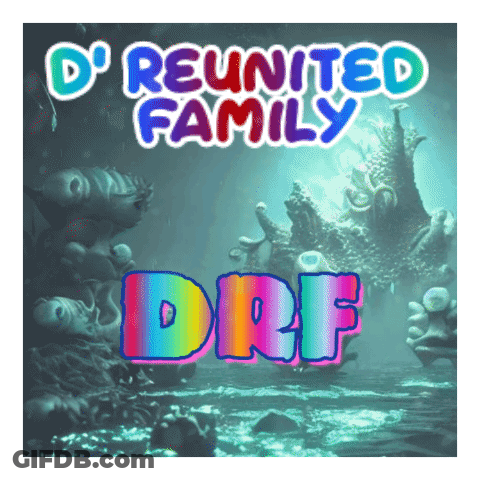 Poster For D' Reunited Family Coral Reef GIF