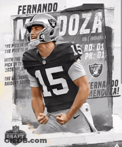 Poster For Fernando Mendoza On Wall GIF