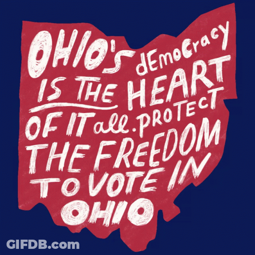 Poster For Gay Sports Fans Saying Ohio Male Pride Is Pride GIF