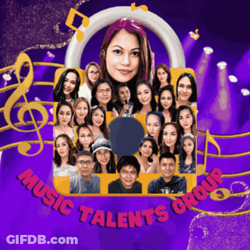 Poster For Music Talents Group GIF
