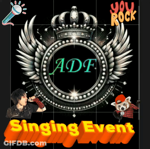 Poster For Singing Event With ADF GIF