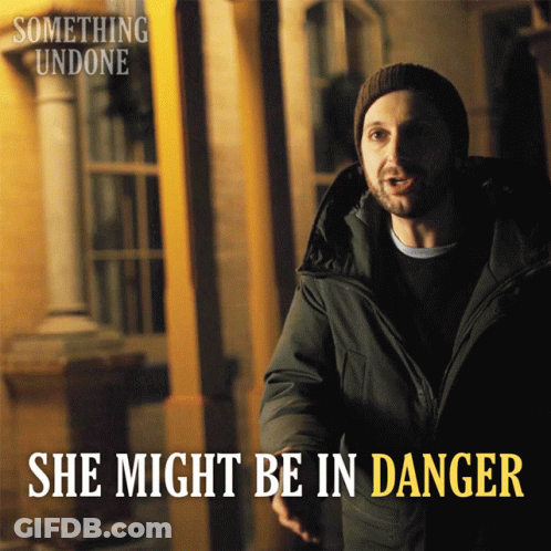 Poster For Something Undone Man In Dark Room GIF