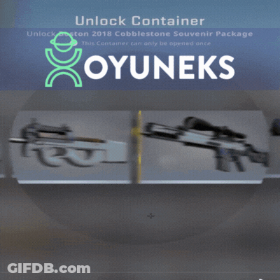 Poster For Souvenir AWP Dragon Lore Sniper Rifle GIF