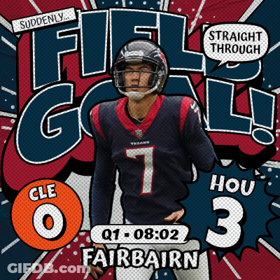 Poster For Texans Vs Cleats Football Game GIF