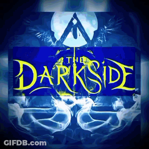 Poster For The Darkside With Man In Sunglasses GIF