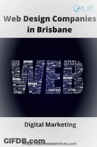 Poster For Web Design Companies In Brisbane With Digital Marketing GIF