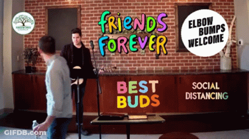 Poster Friends Forever Best Buds GIF
