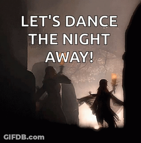 Poster Let's Dance The Night Away GIF