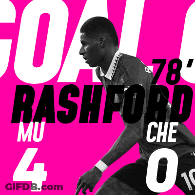 Poster Of Soccer Player Rashford GIF
