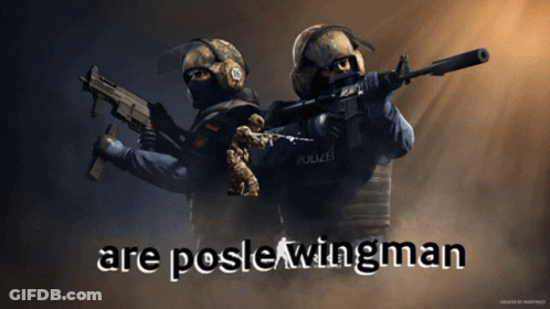 Poster Of Two Soldiers Saying Are Postlewingman GIF