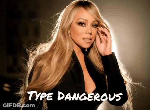 Poster Of Woman Saying Dangerous GIF