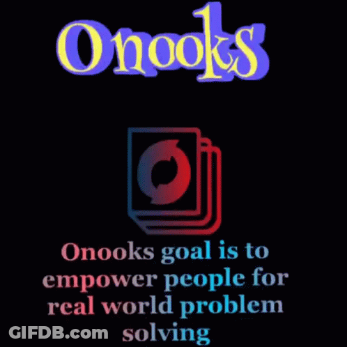 Poster Onooks Empower People Real World Problem Solving GIF