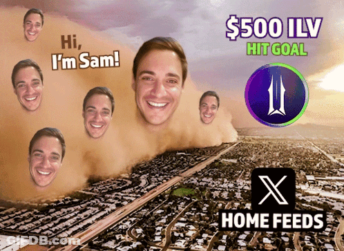 Poster Saying $500 Ilv Hit Goal GIF