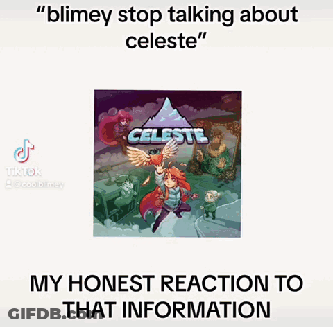 Poster Saying Celeste GIF