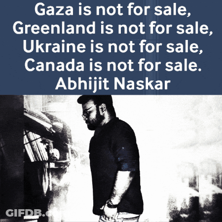 Poster Saying Gaza Is Not For Sale GIF