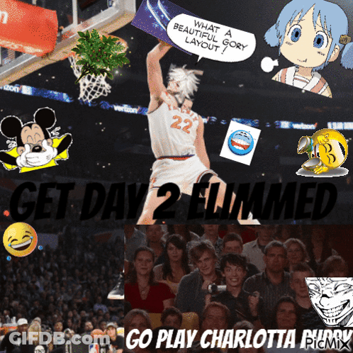 Poster Saying Get Day 2 Elimmed GIF