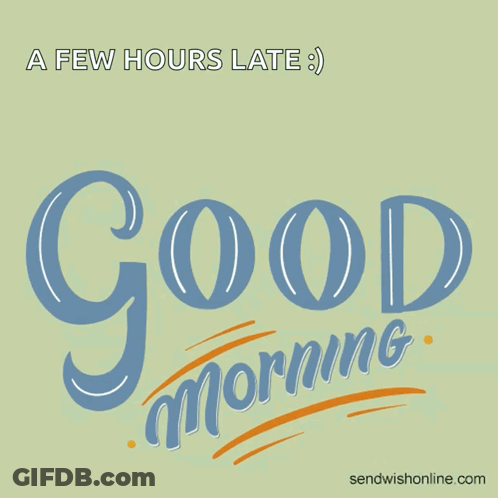 Poster Saying Good Morning With Sun GIF