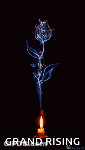 Poster Saying Grand Rising GIF