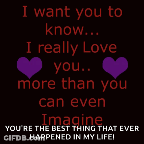 Poster Saying I Love You GIF