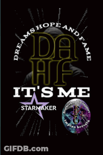 Poster Saying It's Me Starmaker GIF