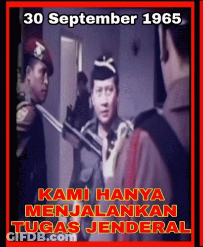 Poster Saying Kami Hanya Menjalankan Tugas Jenderal GIF